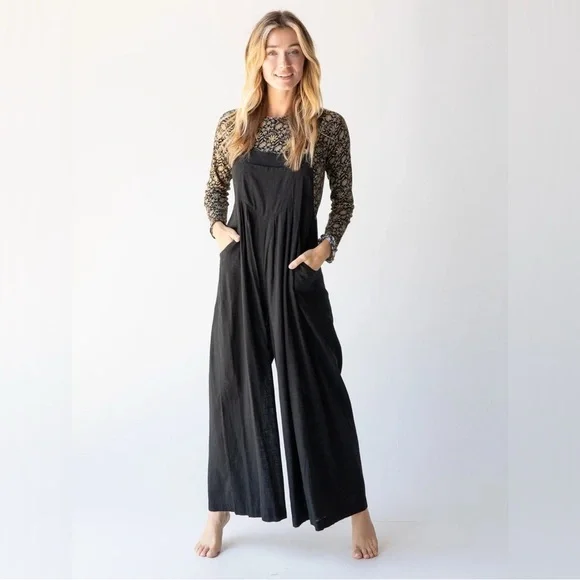 Natural Life Carrington Cotton Wide Leg Jumpsuit - Picture 15 of 16